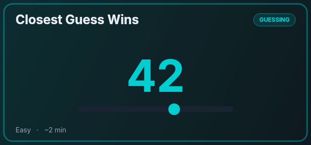 Closest Guess Wins preview