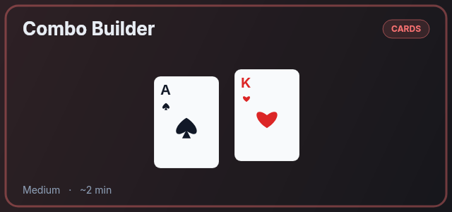 Combo Builder preview