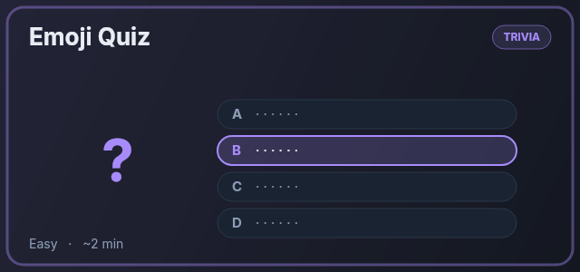Emoji Quiz preview