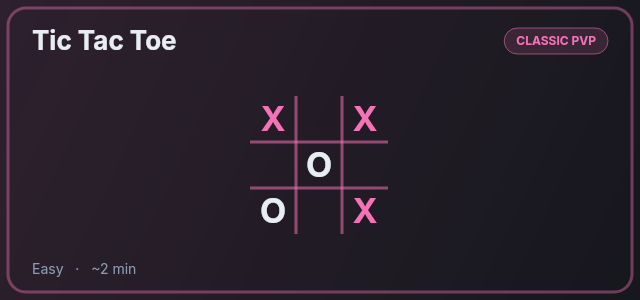 Tic Tac Toe preview