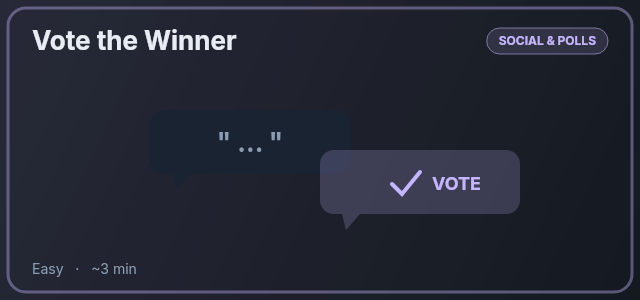 Vote the Winner preview