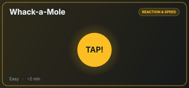 Whack-a-Mole preview